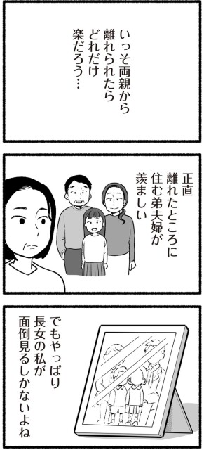 いっそ両親から離れられたら…