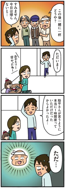 この後一緒に一杯どうや？