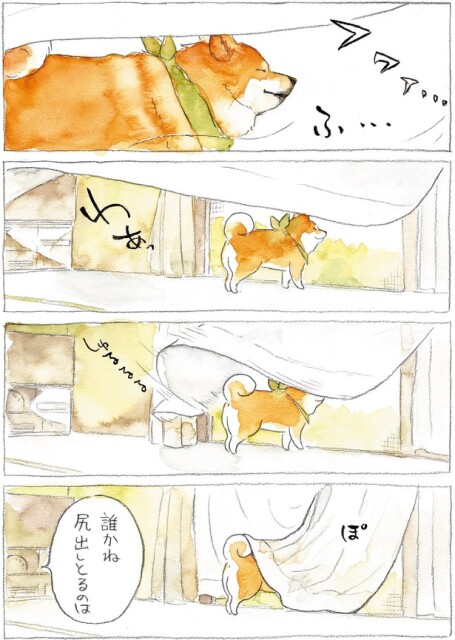 誰かね尻出しとるのは