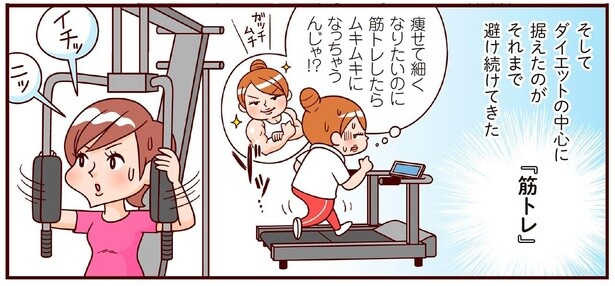 筋トレしたらムキムキになっちゃうんじゃ！？