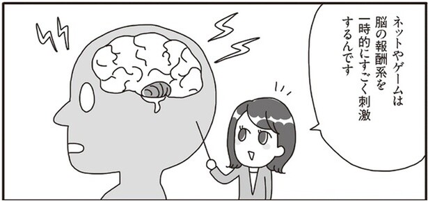 脳の報酬系を一時的にすごく刺激するんです
