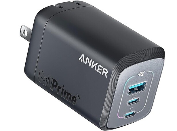 Anker Prime Wall Charger (100W, 3 ports, GaN) (ブラック)