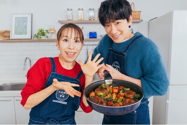 「彩り、キレイだね！」と小山さん。苦手なトマト、克服なるか！？