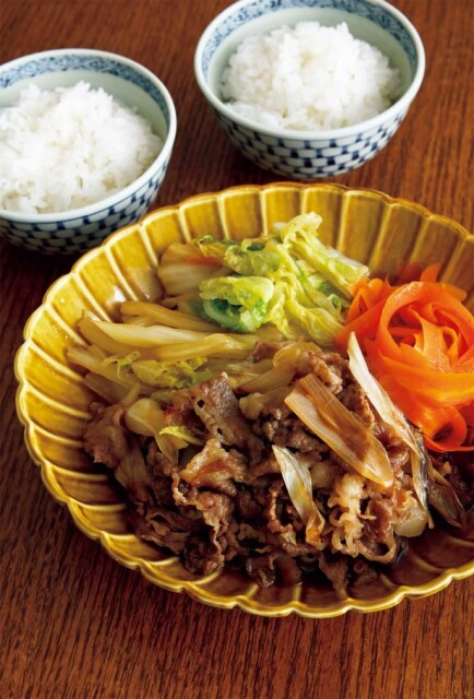 牛肉のうまみを野菜にうつして