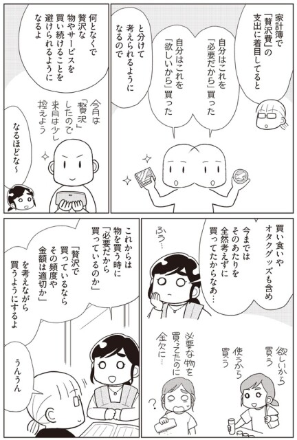 「贅沢費」の支出に着目してると