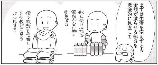 生活を変えずとも金額が減らせる部分は？