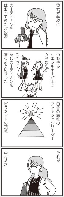 田舎の高校のファッションリーダー