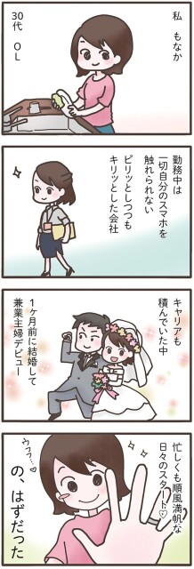 1ヶ月前に結婚して兼業主婦デビュー