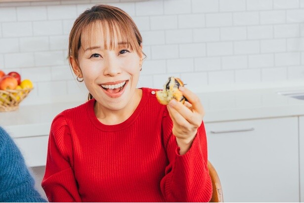 マフィンはしっかり甘さを感じつつ、でも甘すぎない仕上がり。ぜひお試しを！