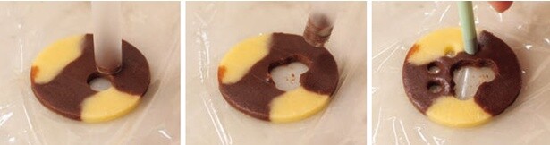 丸口金がなければストローや爪楊枝で代用する