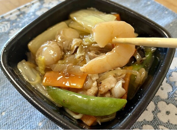 「海鮮中華あんかけ麺」（820円）