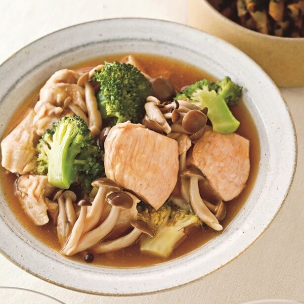 とり肉がつるんとなめらかな舌ざわり「とり肉とブロッコリーのとろみ煮」