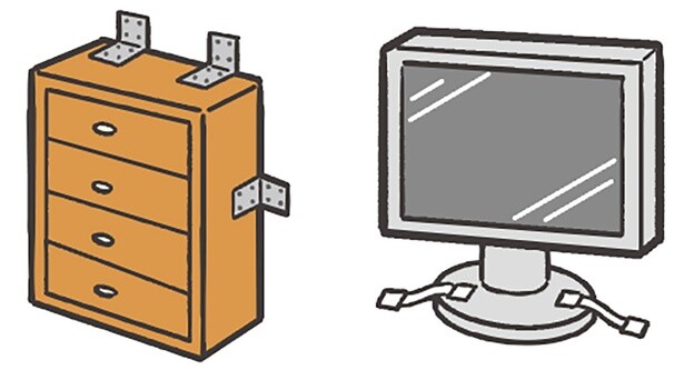 家具を固定しよう