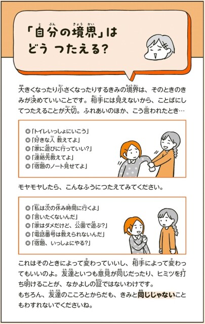 「自分の境界」はどうつたえる？