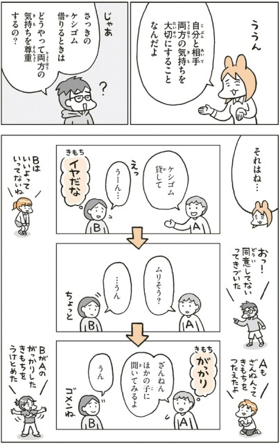 どうやって両方の気持ちを尊重するの？