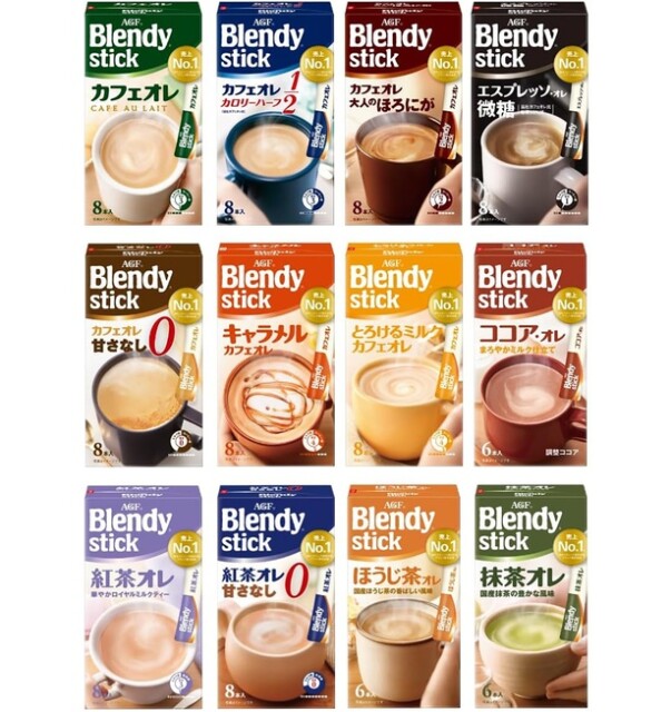 【Amazon.co.jp限定】AGF ブレンディ スティック 飲み比べセット 12種