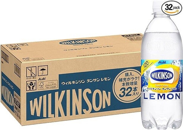 アサヒ飲料 ウィルキンソン タンサン レモン 500ml×32本
