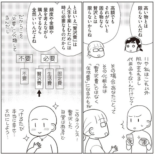 『物事を「いる・いらない」に分けただけで、貯金ゼロから「貯められる人」になりました』より