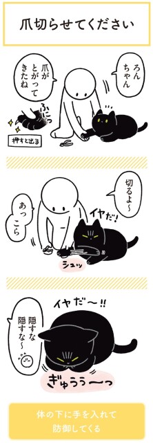 爪がとがってきたね