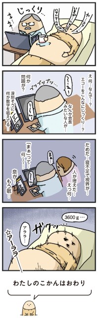 エコーをこんなにじっくり…？