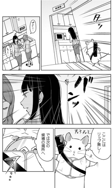 ここはリップ無し！