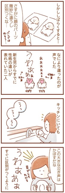 すぐに区別がつくように