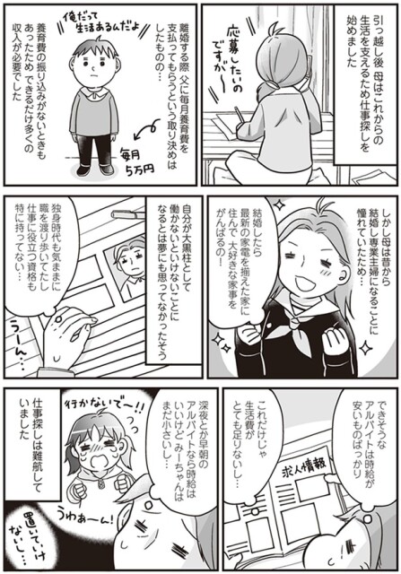 仕事探しは難航していました