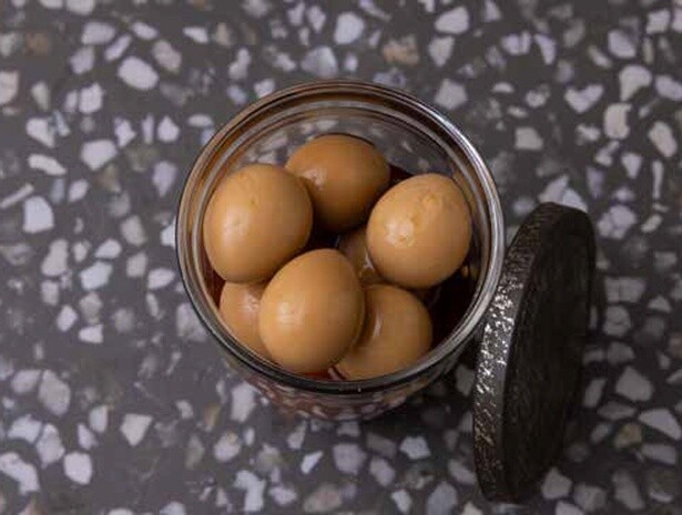うずら卵の醬油漬け