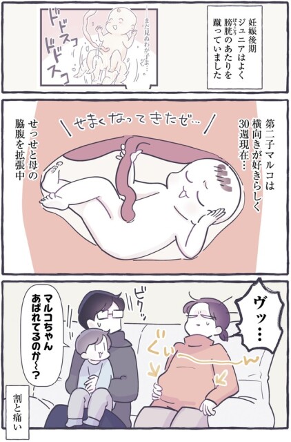 せっせと母の脇腹を拡張中