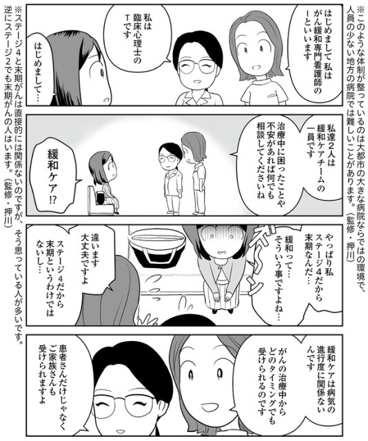 緩和ケアチームの一員です