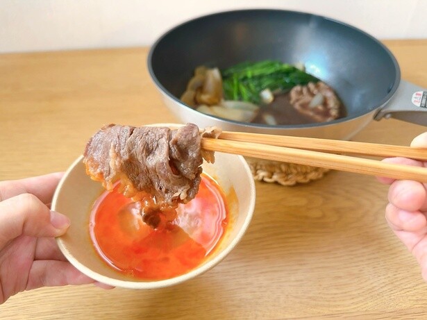 濃厚な卵は、すきやきにつけても最高！