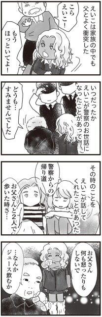 お父さんと2人で歩いた時さ…