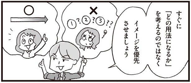 イメージを優先させましょう