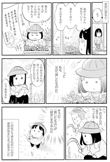庭がどんどん荒れていく...
