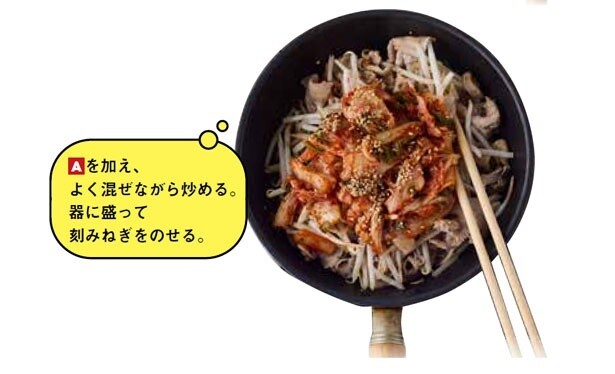 味つけをする