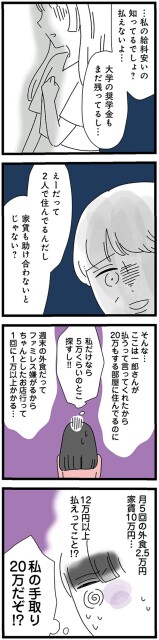 …私の給料安いの知ってるでしょ？