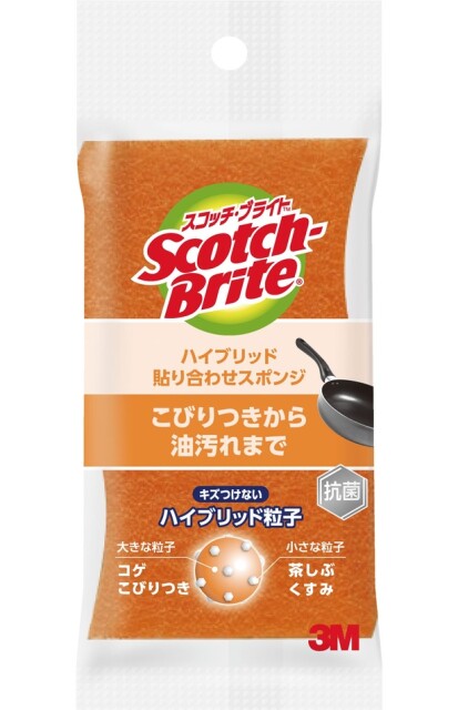 スコッチ・ブライト（TM） ハイブリッド貼り合わせスポンジ