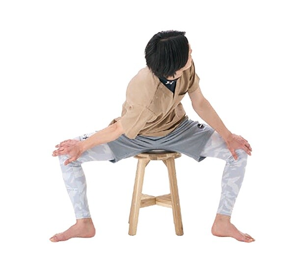 4. 反対側も同様に行う。