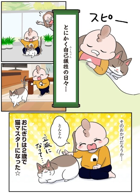 2歳で猫マスターになった