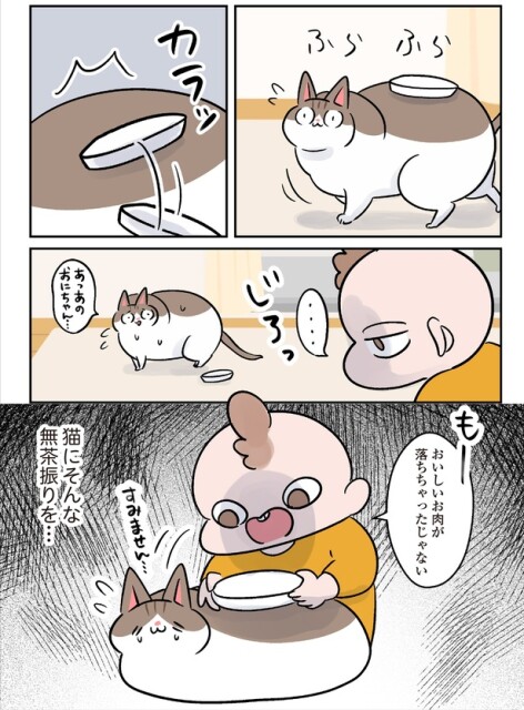 おいしいお肉が落ちちゃったじゃない