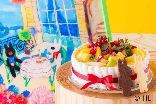 初夏のフルーツがふんだんに使われています