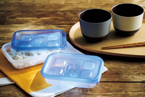 洗ったあとの水切れがよい汁椀とご飯1膳容器で朝食準備と片づけをスムーズに