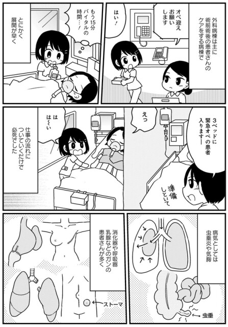 仕事の流れについていくだけで必死でした