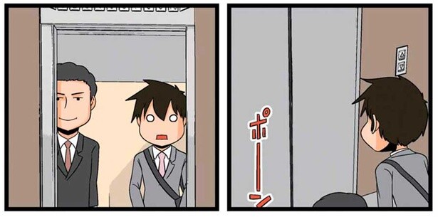 エレベーター前