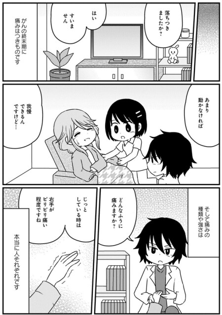 がんの終末期に痛みはつきものです