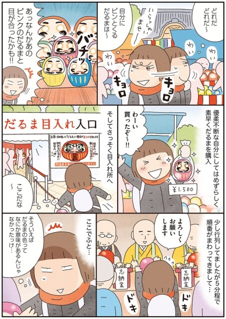 さっそく目入れ所へ