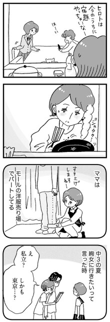 ママはモールの洋服売り場でパートしてる