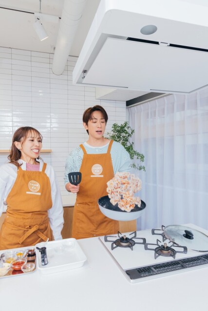 小山さんの見事なフライパン使い！姉みきママもビックリ！
