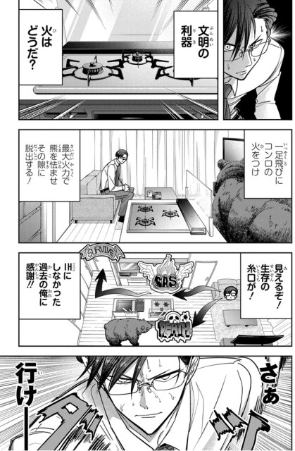 文明の利器　火はどうだ？