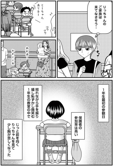 1年生最初の参観日
